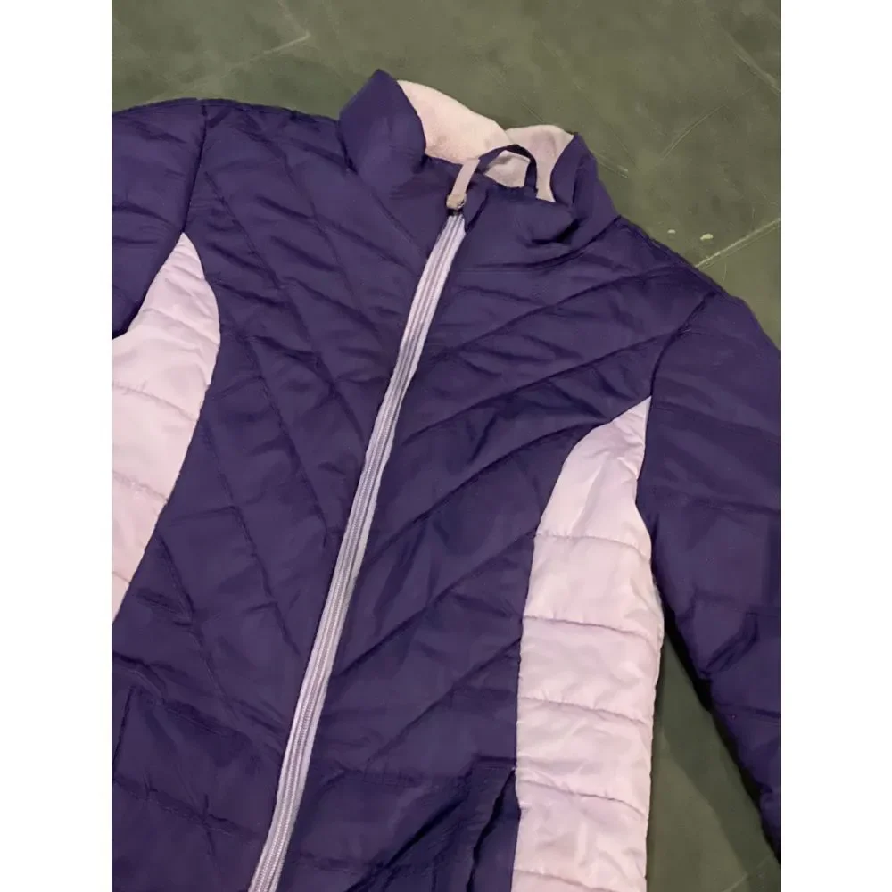 Rougemont Purple & Pink Quilted Jacket‎ Warm Cozy Winter Outerwear D-3